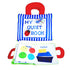 DYLES Quiet Book Blue Stripe - Fabric Activity Book