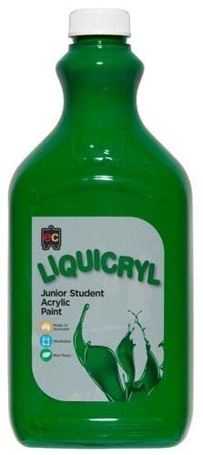 EC Liquicryl Junior Student Acrylic Paint - 2 Litre -  Christmas Set of 3