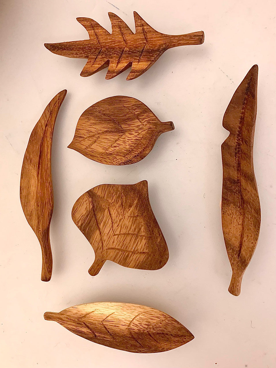 PAPOOSE -Forest Leaves -Set of 6