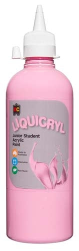 EC Liquicryl Junior Student Acrylic Paint - 500ml - Pink