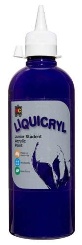 EC Liquicryl Junior Student Acrylic Paint - 500ml Purple