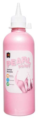 EC Pearl Junior Acrylic Paint - 500ml - Pink