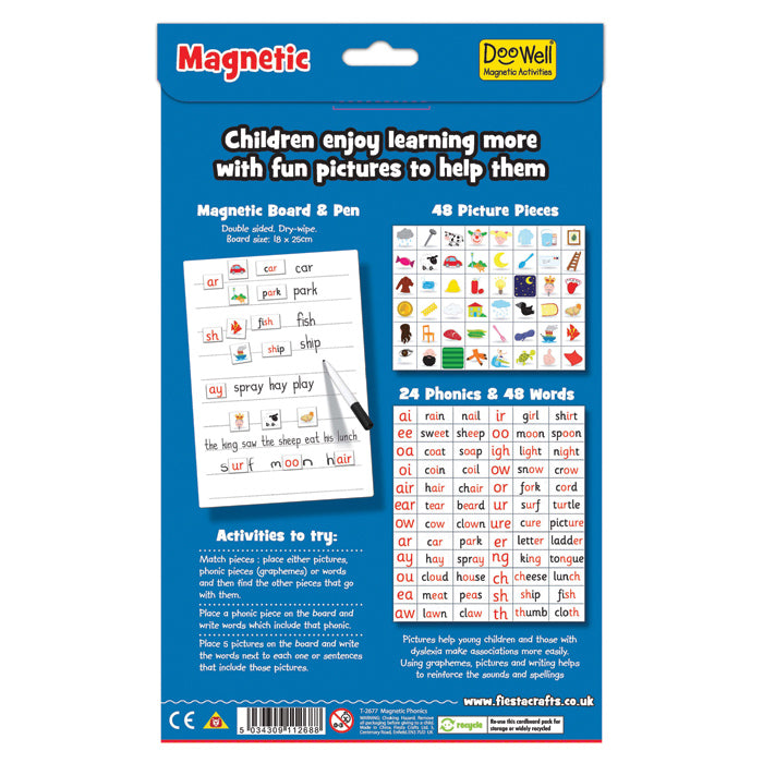 Fiesta Crafts Magnetic Chart - Phonics