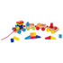 GOKI Colourful - Train with Carriages - Wooden 47cm