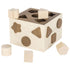 GOKI Shape Sorter Box Natural - Wooden