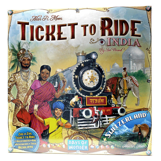 TICKET TO RIDE - India/Switzerland - No 2 Expansion