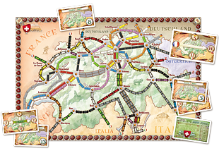 TICKET TO RIDE - India/Switzerland - No 2 Expansion