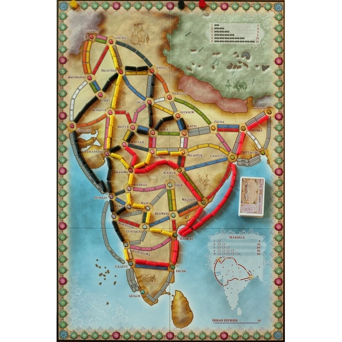 TICKET TO RIDE - India/Switzerland - No 2 Expansion